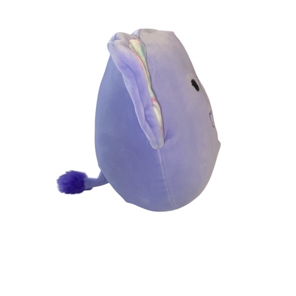 Squishmallows Anjali the Elephant Plush 7” Tie-Dye Ears Flower Clip 2023 - Picture 2 of 16